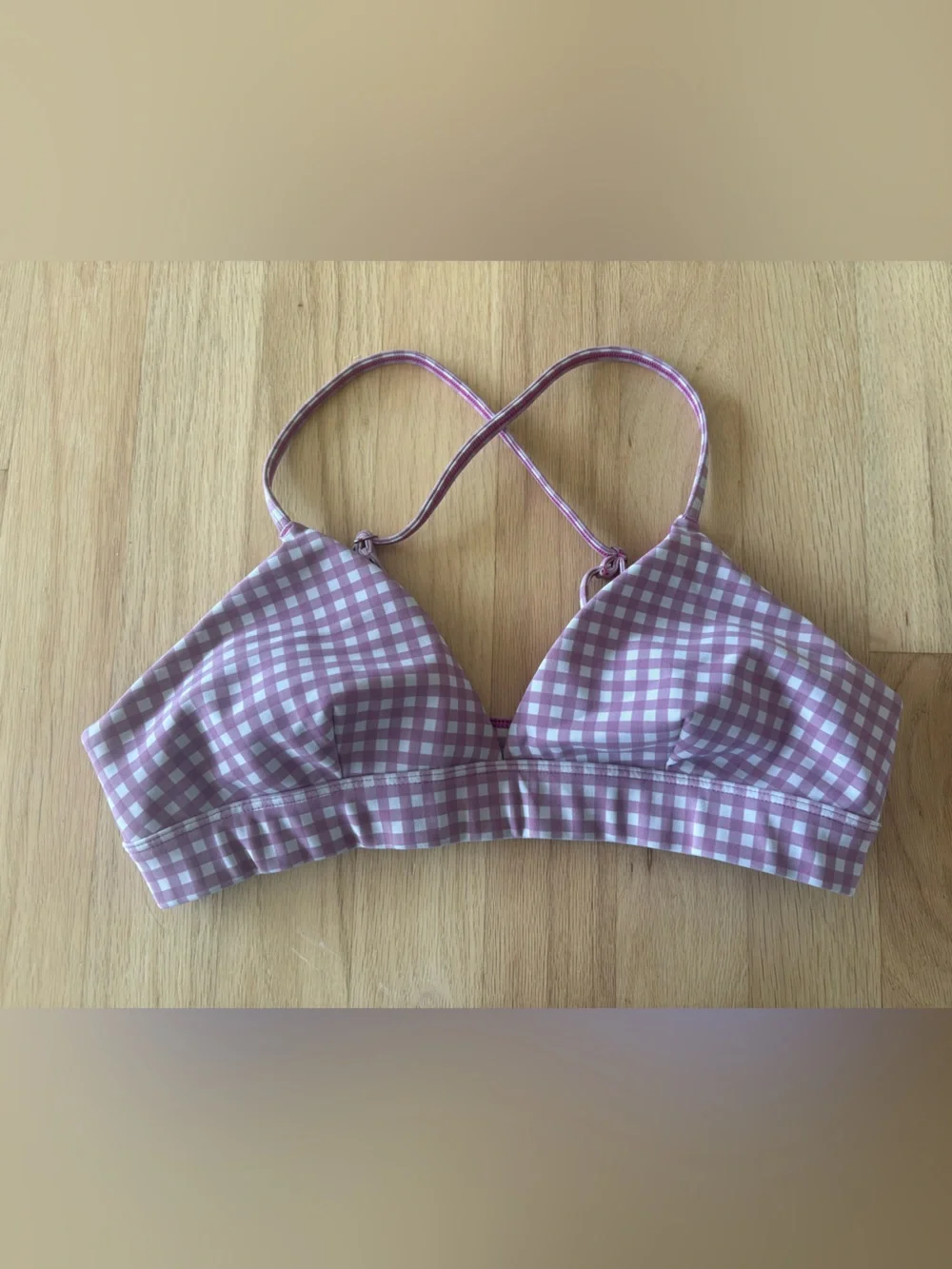Alo Yoga Gingham Vapor Set